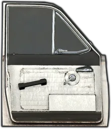 Civ Sedan Doors Driver Wine Rust