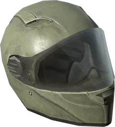 Dark Moto Helmet Green