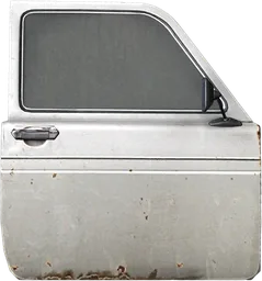 Hatchback Doors Co Driver Green Rust