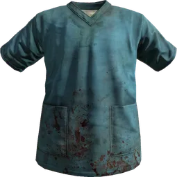 Medical Scrubs Shirt White